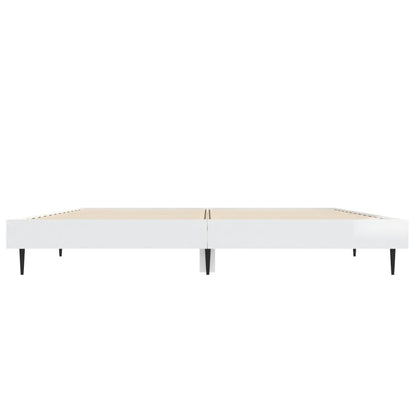 Giroletto Bianco Lucido 140x190 cm in Legno Multistrato - homemem39