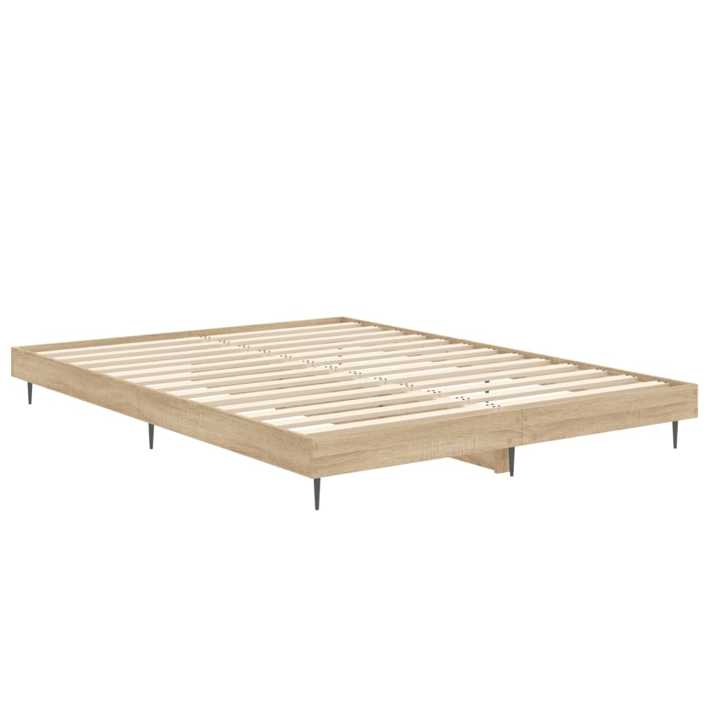 Giroletto senza Materasso Rovere Sonoma 140x190cm in Truciolato