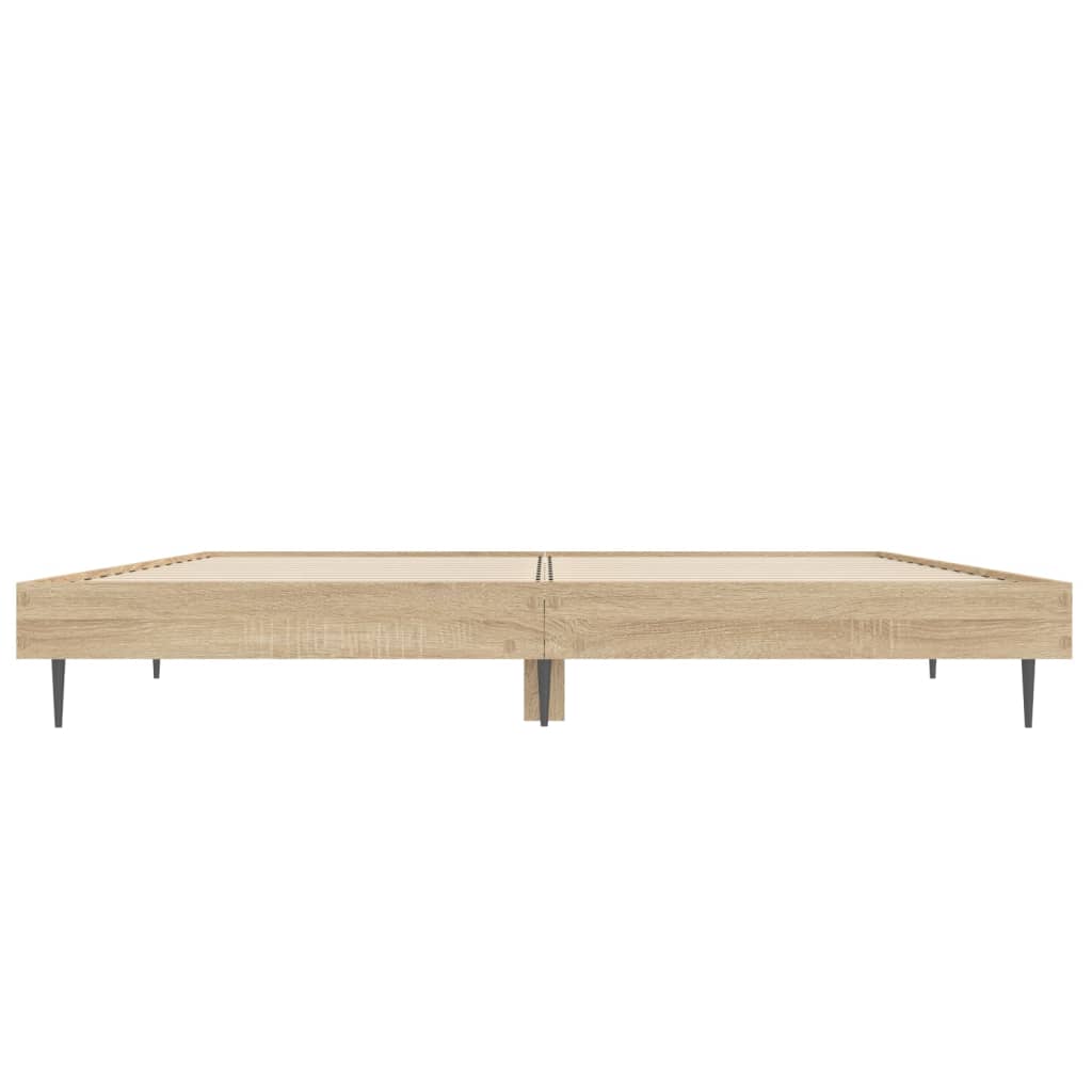 Giroletto senza Materasso Rovere Sonoma 140x190cm in Truciolato