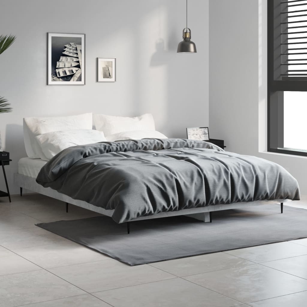 Giroletto Grigio Cemento 140x190 cm in Legno Multistrato - homemem39