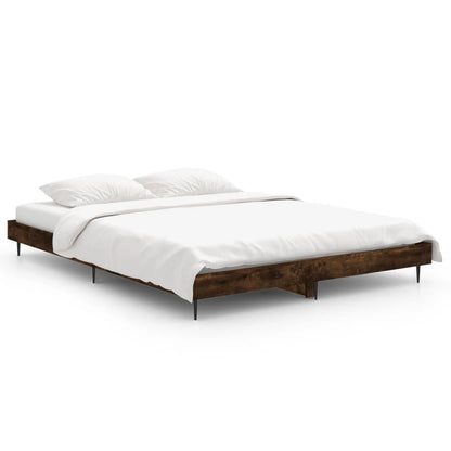 Giroletto senza Materasso Rovere Fumo 140x190 cm in Truciolato