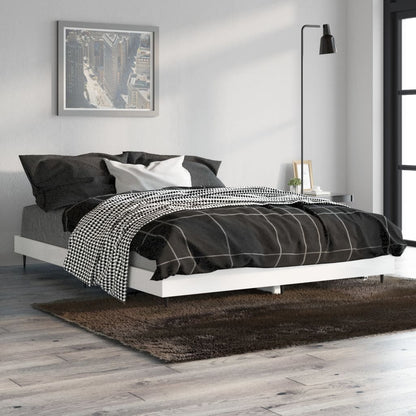Giroletto Bianco Lucido 135x190 cm in Legno Multistrato | homemem39