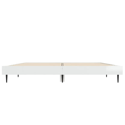 Giroletto Bianco Lucido 135x190 cm in Legno Multistrato - homemem39