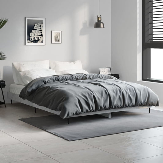 Giroletto Grigio Cemento 135x190 cm in Legno Multistrato - homemem39