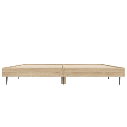 Giroletto senza Materasso Rovere Sonoma 120x190cm in Truciolato