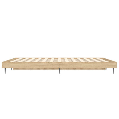 Giroletto senza Materasso Rovere Sonoma 120x190cm in Truciolato