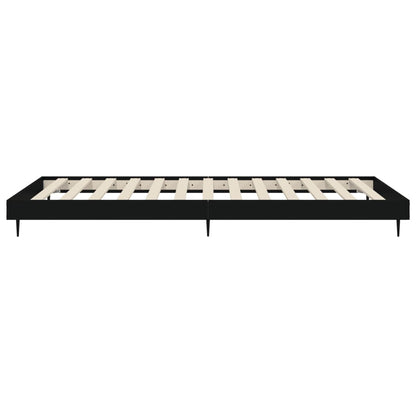 Giroletto Nero 90x190 cm in Legno Multistrato - homemem39