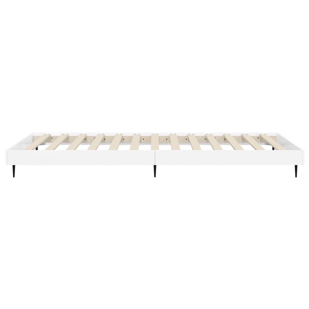 Giroletto Bianco Lucido 90x190 cm in Legno Multistrato - homemem39