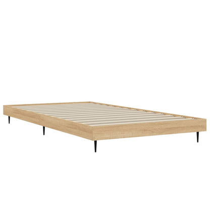 Giroletto senza Materasso Rovere Sonoma 90x190 cm in Truciolato
