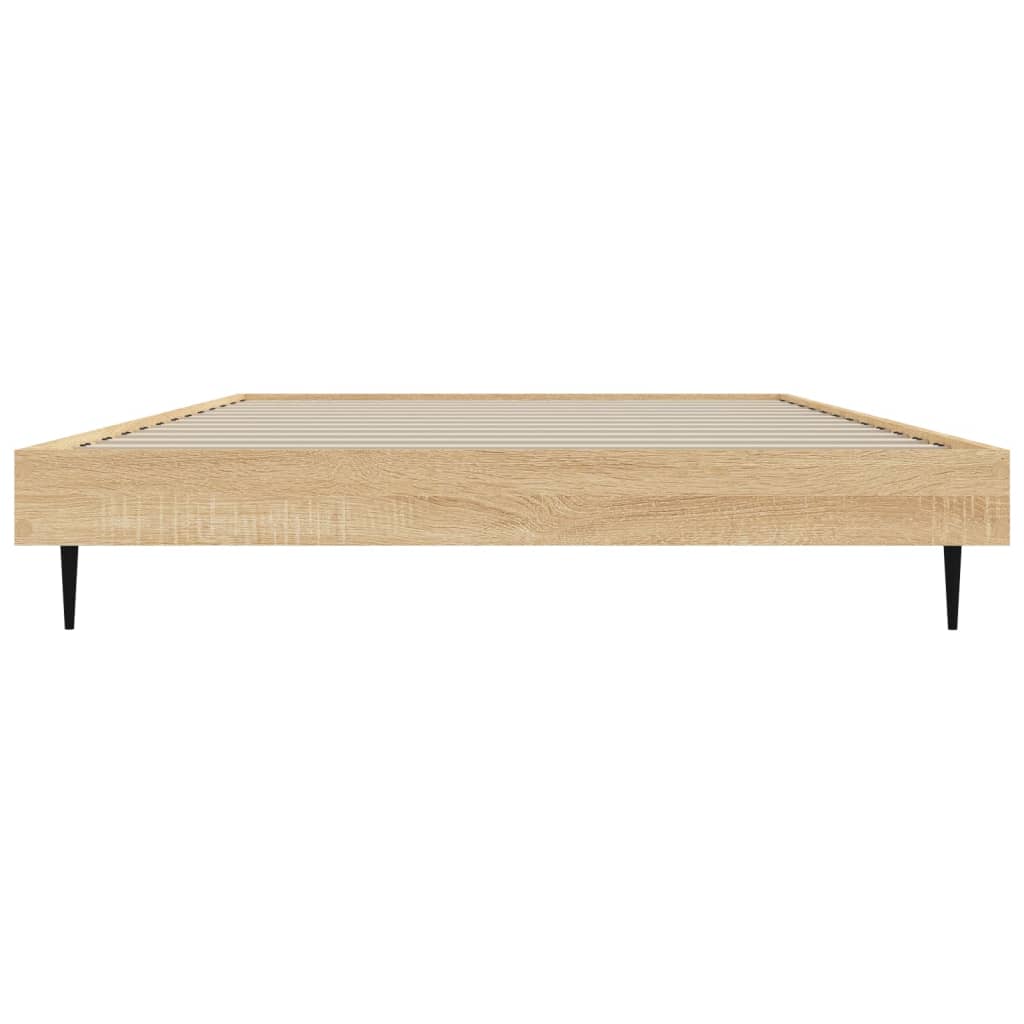 Giroletto senza Materasso Rovere Sonoma 90x190 cm in Truciolato