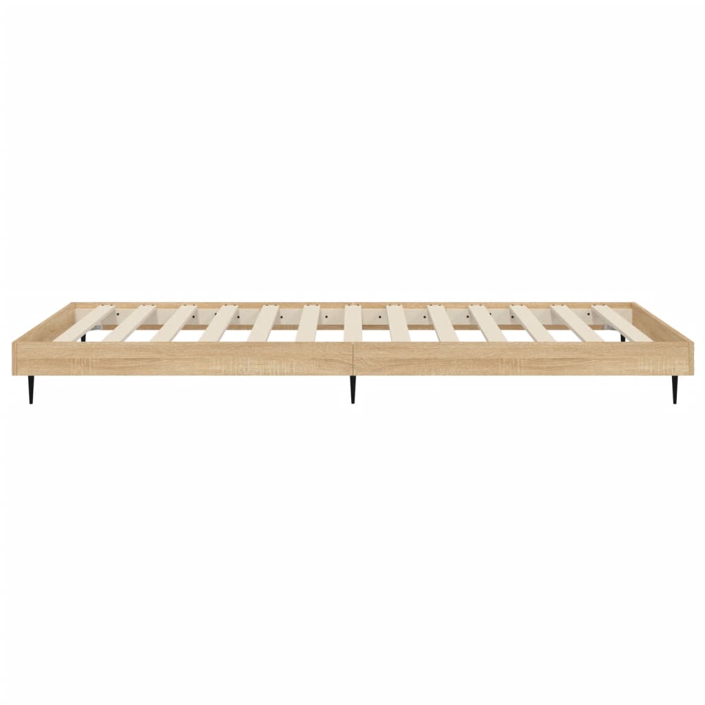 Giroletto senza Materasso Rovere Sonoma 90x190 cm in Truciolato