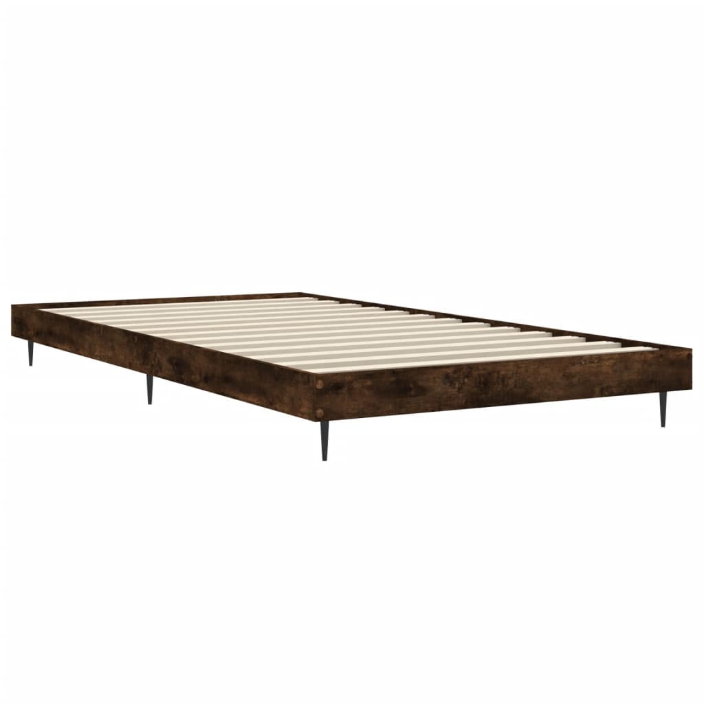 Giroletto senza Materasso Rovere Fumo 90x190 cm in Truciolato