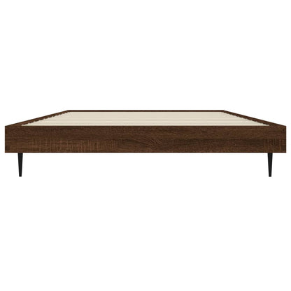 Giroletto senza Materasso Rovere Marrone 90x190cm in Truciolato