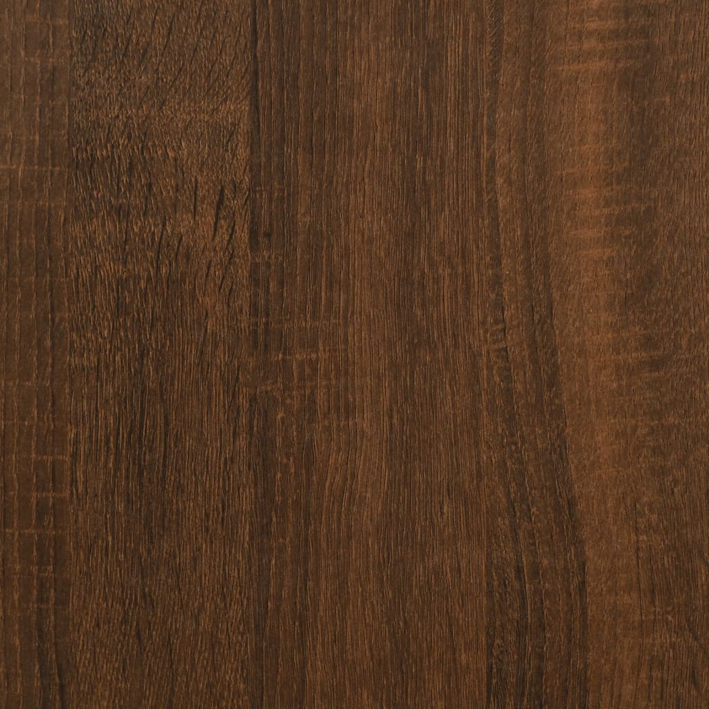 Giroletto senza Materasso Rovere Marrone 90x190cm in Truciolato