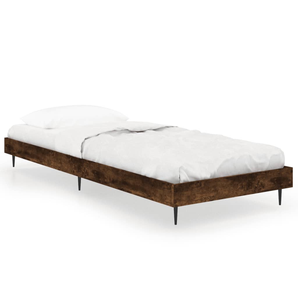 Giroletto senza Materasso Rovere Fumo 75x190 cm in Truciolato