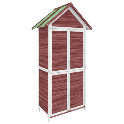 Rimessa da Giardino Moka 89x52,5x175 cm Legno Massello di Pino | homemem39