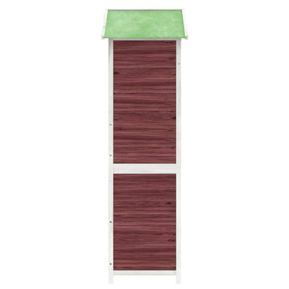 Rimessa da Giardino Moka 120x53,5x170 cm Legno Massello di Pino - homemem39