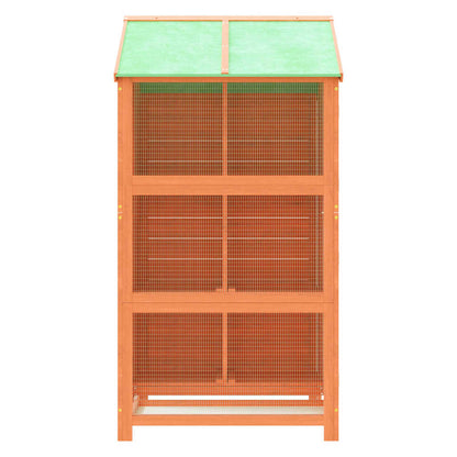 Casetta per Uccelli Marrone 97x81x152 cm Legno Massello di Pino | homemem39