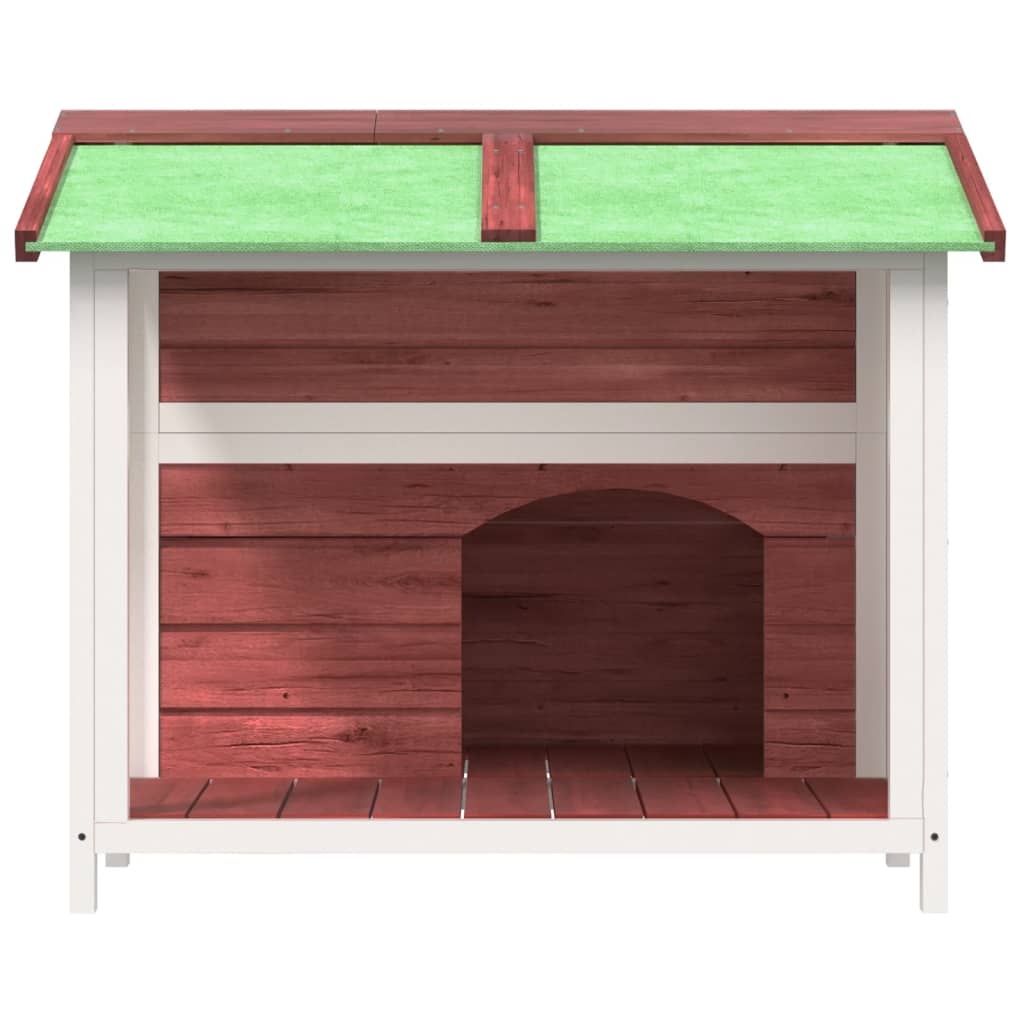 Cuccia per Cani Moka 96x87x80,5 cm in Legno Massello di Pino | homemem39