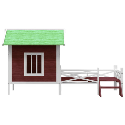 Cuccia per Cani Moka 159x120x88,5 cm in Legno Massello di Pino | homemem39