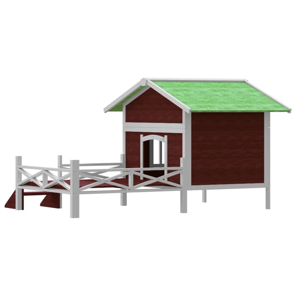 Cuccia per Cani Moka 159x120x88,5 cm in Legno Massello di Pino | homemem39