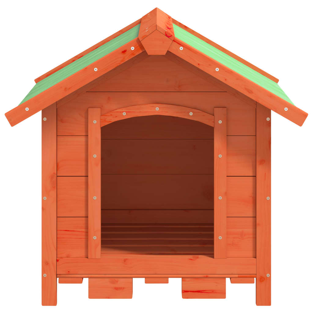 Cuccia per Cani Marrone 65x65x61,5 cm in Legno Massello di Pino | homemem39