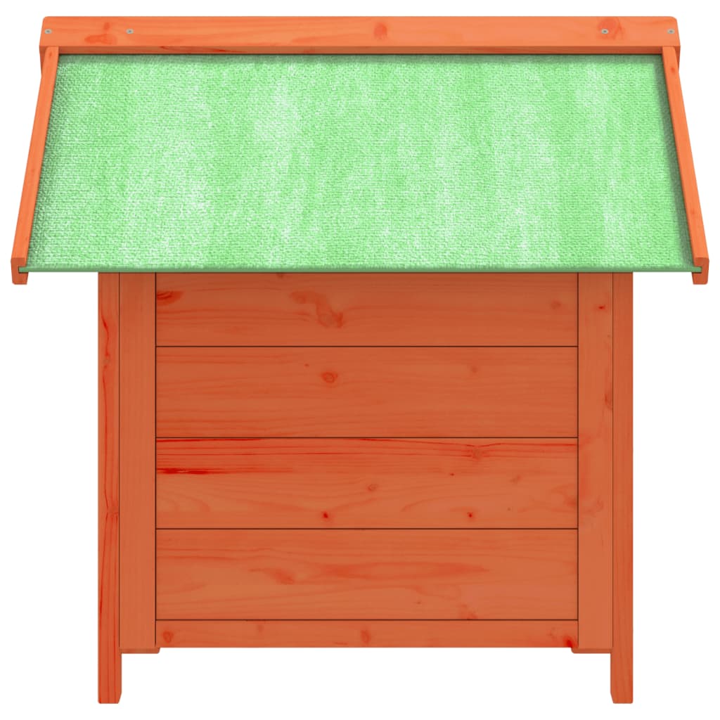 Cuccia per Cani Marrone 65x65x61,5 cm in Legno Massello di Pino | homemem39