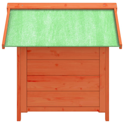 Cuccia per Cani Marrone 65x65x61,5 cm in Legno Massello di Pino | homemem39