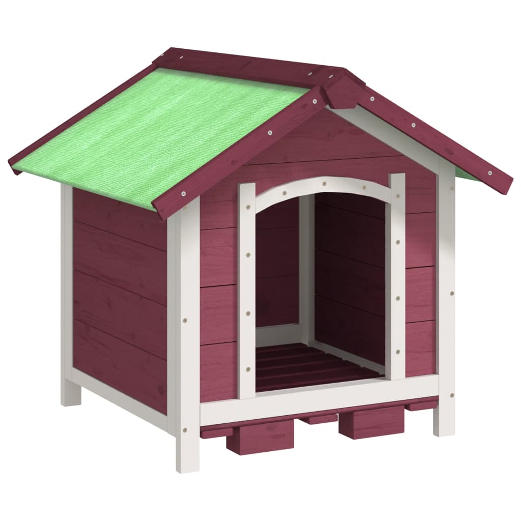 Cuccia per Cani Moka 65x65x61,5 cm in Legno Massello di Pino | homemem39