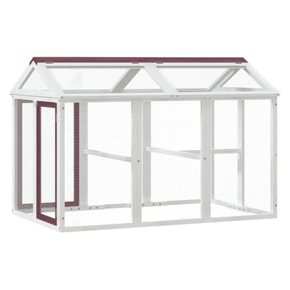 Box per Animali Moka 141x94x104 cm in Legno Massello di Pino | homemem39