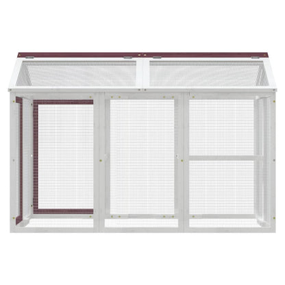 Box per Animali Moka 141x94x104 cm in Legno Massello di Pino | homemem39