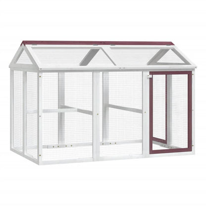 Box per Animali Moka 141x94x104 cm in Legno Massello di Pino | homemem39