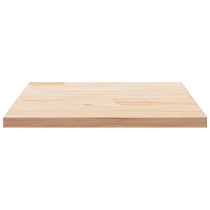 Piano del tavolo 80x80x2,5 cm in legno massello di pino quadrato | homemem39