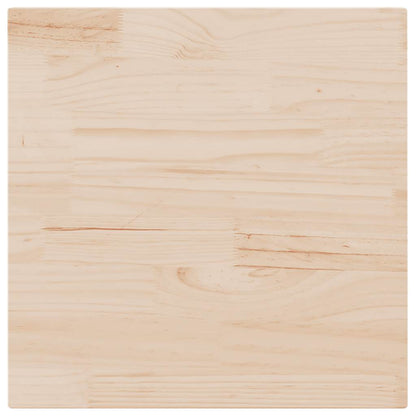Piano del tavolo 80x80x2,5 cm in legno massello di pino quadrato | homemem39