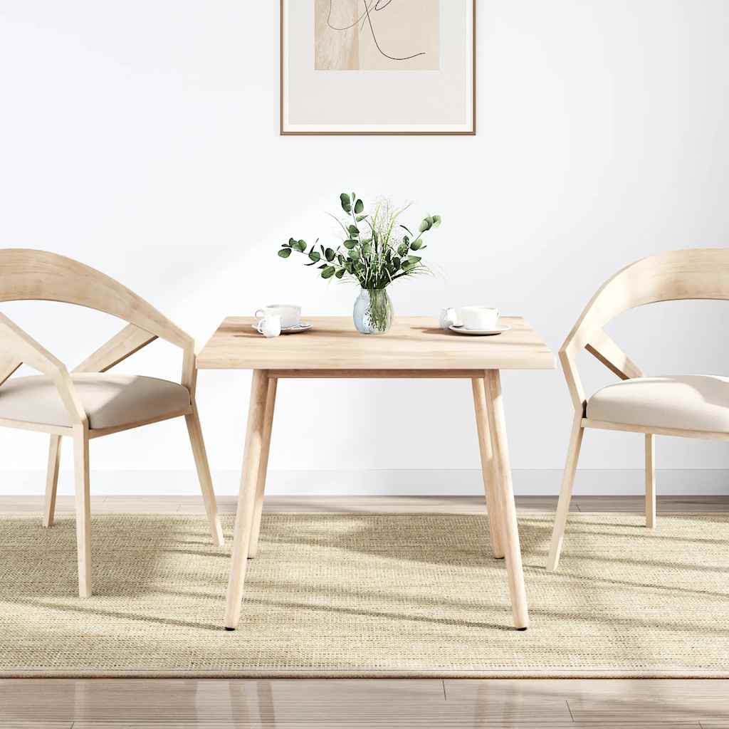 Piano Tavolo 90x90x2,5 cm in Legno Massello di Pino Quadrato | homemem39