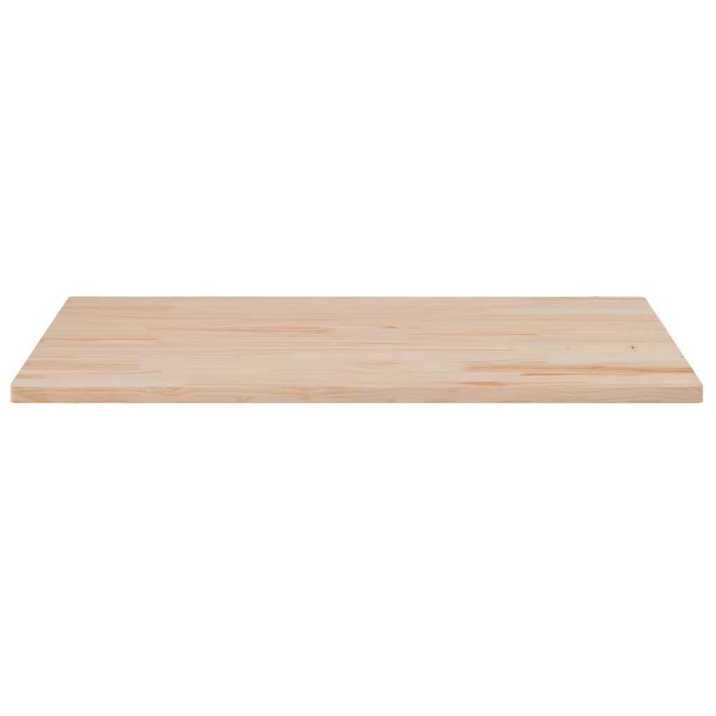 Piano Tavolo 110x60x2,5 cm Legno Massello di Pino Rettangolare | homemem39
