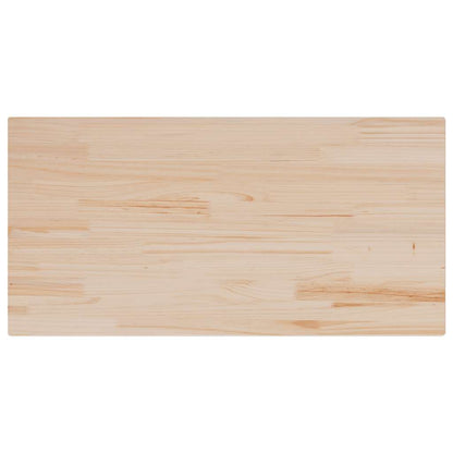Piano Tavolo 110x60x2,5 cm Legno Massello di Pino Rettangolare | homemem39