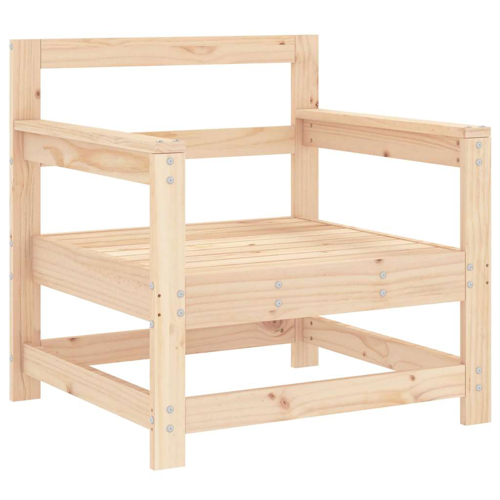 Sedie da Giardino con Cuscini 2 pz Legno Massello di Pino | homemem39