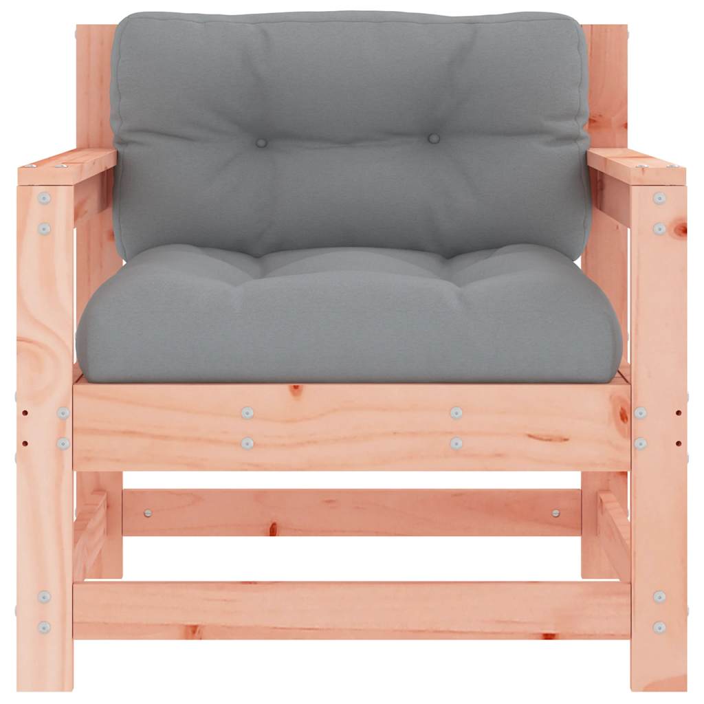 Sedie da Giardino con Cuscini 2 pz in Legno Massello di Douglas | homemem39