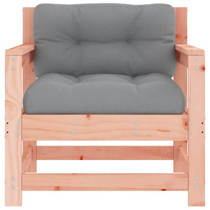 Sedie da Giardino con Cuscini 2 pz in Legno Massello di Douglas | homemem39