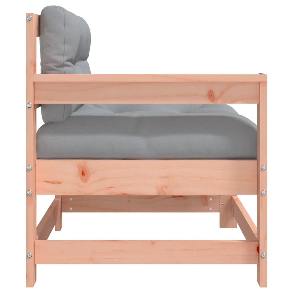 Sedia da Giardino con Cuscini in Legno Massello di Douglas | homemem39