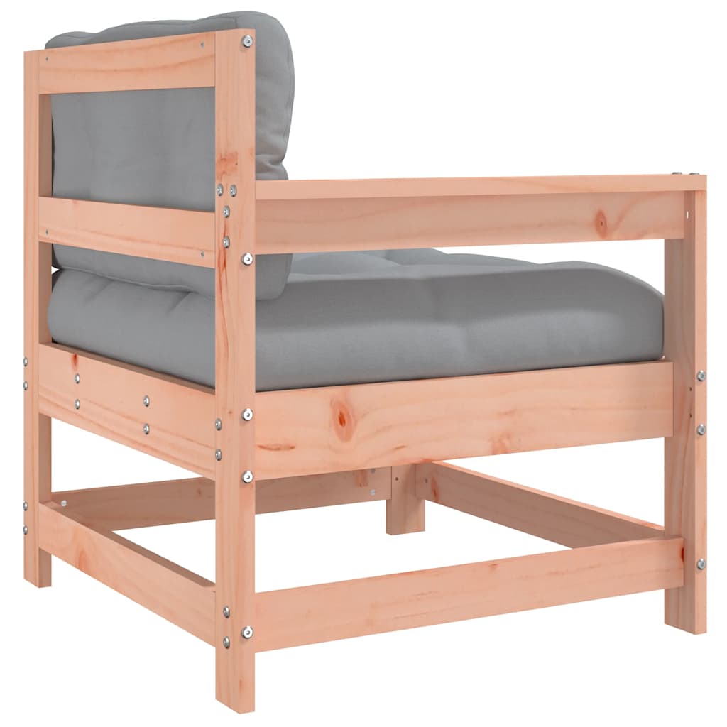 Sedia da Giardino con Cuscini in Legno Massello di Douglas | homemem39