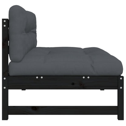 Divano Centrale 120x80 cm in Legno Massello di Pino Nero | homemem39