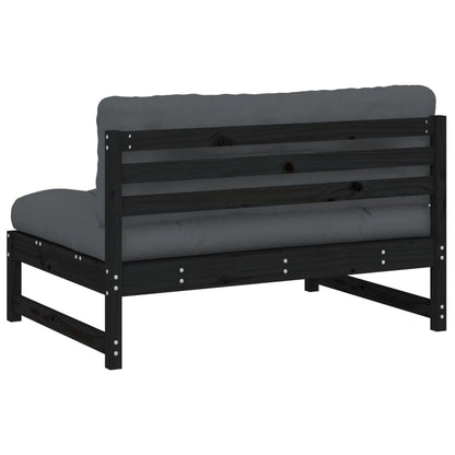 Divano Centrale 120x80 cm in Legno Massello di Pino Nero | homemem39