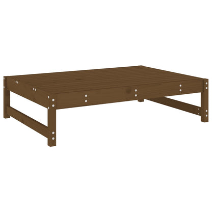 Poggiapiedi Giardino Marrone Ambra 120x80cm Legno Massello Pino | homemem39