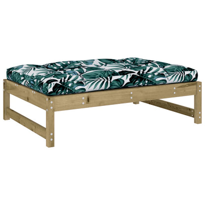 Poggiapiedi da Giardino 120x80 cm in Legno Impregnato di Pino | homemem39