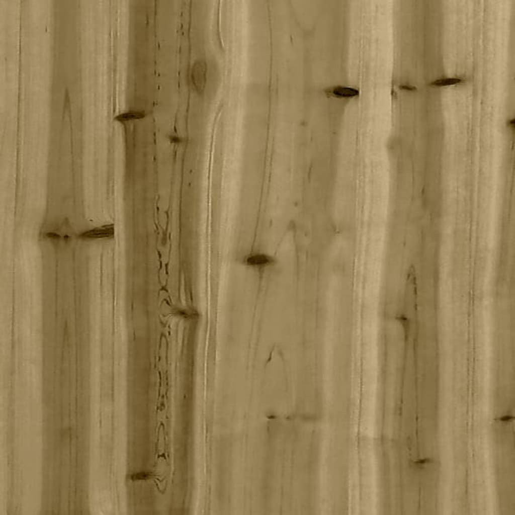 Poggiapiedi da Giardino 120x80 cm in Legno Impregnato di Pino | homemem39