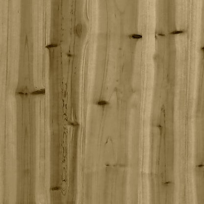 Poggiapiedi da Giardino 120x80 cm in Legno Impregnato di Pino | homemem39