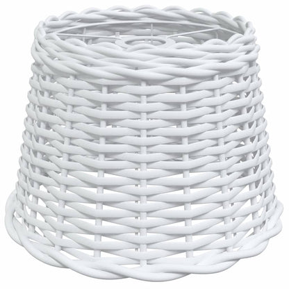 Paralume da Soffitto Bianco Ø30x20 cm in Vimini