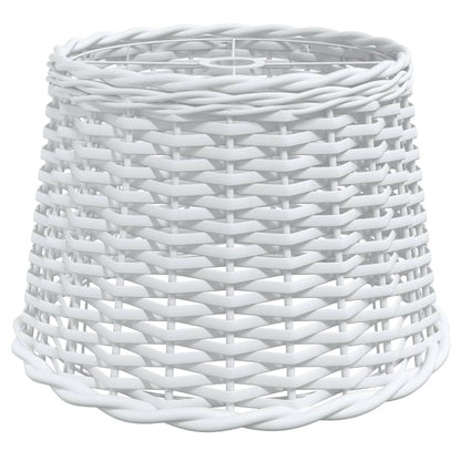 Paralume da Soffitto Bianco Ø40x26 cm in Vimini